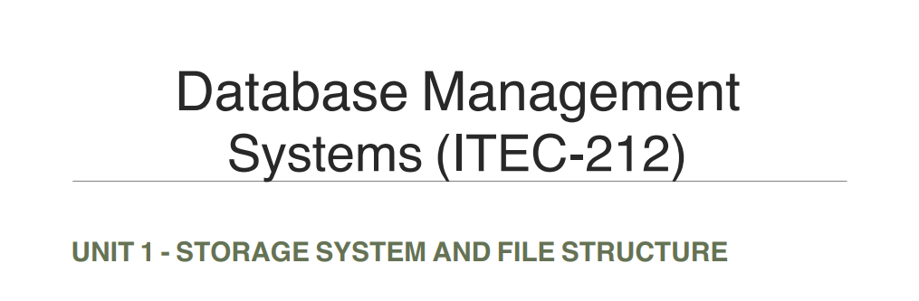 Database Management Systems(نظم قواعد البيانات منهج جديد)